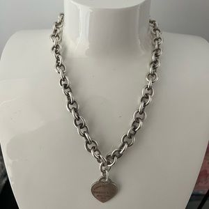 Tiffany & Co RETURN TO TIFFANY HEART TAG CHAIN CHOKER